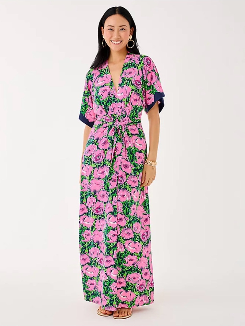 Lilly Pulitzer Wisteria V-Neck Maxi Dress